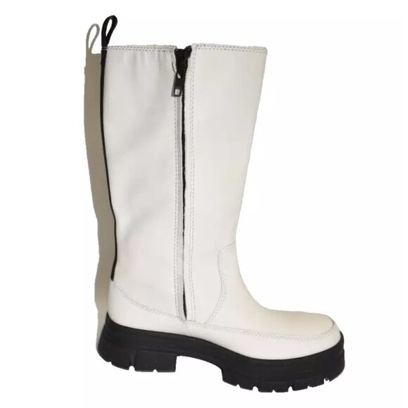 New! Ugg Ashton Tall Chelsea White Leather Size 8 1134937 DD437 - Picture 4 of 7